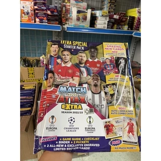 Túi Album Đựng Thẻ Starter Pack Match Attax Champions League Extra Mùa 2022/23 ( Starter Pack )