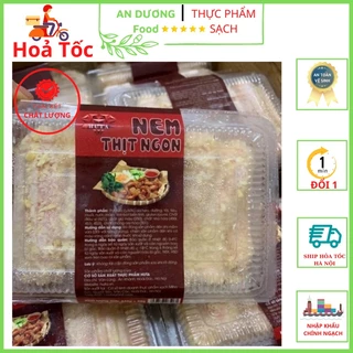 Nem Chua Rán Hà Nội Hộp 450Gr, Nem Chua Thịt Rán Công Ty Huta Ngon Tuyệt, Vệ Sinh An Toàn Thực Phẩm [HN ship hỏa tốc]