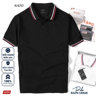 Áo Thun Polo Nam TOMMY Vải Cotton Cá Sấu Cao Cấp Đẹp Tay Ngắn Có Cổ Màu Trắng Đen Đỏ Xanh Navy Trơn Họa Tiết NATO