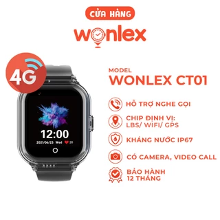 Đồng hồ định vị GPS Wonlex, nghe gọi video, CT01 4G cho trẻ em - Hàng chính hãng bảo hành 12 tháng