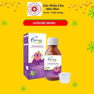 (Xả hàng date 1/2025) Avisure Muno Tăng Sức Đề Kháng Tự Nhiên Cho Bé ,Giúp Bé Khỏe Mạnh Chai 100ml