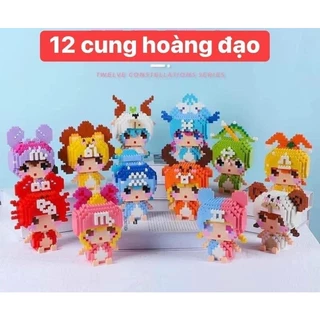 (Siêu tiết kiệm tặng kèm 1 búa) Bộ 12 cung hoàng đạo 12in1-tặng kèm búa khi mua từ 1 bộ