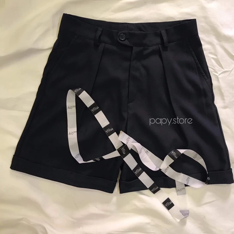 Quần NAVI Design short [Unisex] streetswear cá tính