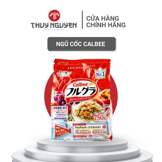 Ngũ cốc Calbee Đỏ, Ngũ cốc hoa quả Calbee 750g Nhật Bản