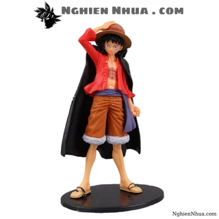 Mô hình One Piece Luffy áo choàng siêu đẹp . Cao 16cm , nặng 200gram . Figure mô hình anmie One Piece mô hình giá xưởng