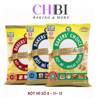 Bột mì số 8 11 13 Baker Choice, bột mì đa dụng làm bánh