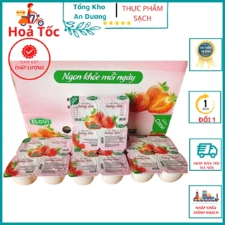 Sữa Chua Elovi 70gr Có Đường Thùng 48 Hộp Date Mới Nhất Tăng Cường Sức Đề Kháng