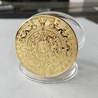 Đồng xu Ai Cập Kim Tự Tháp Cổ Đại mạ vàng phong thuỷ