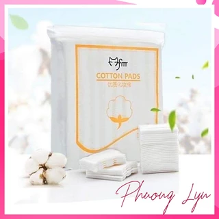 Bông tẩy trang 3 lớp COTTON PADS 222 miếng dày dặn mềm mịn, dùng tẩy trang, tẩy bụi và làm sạch