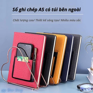 Sổ ghi chép A5/B5 có túi đựng