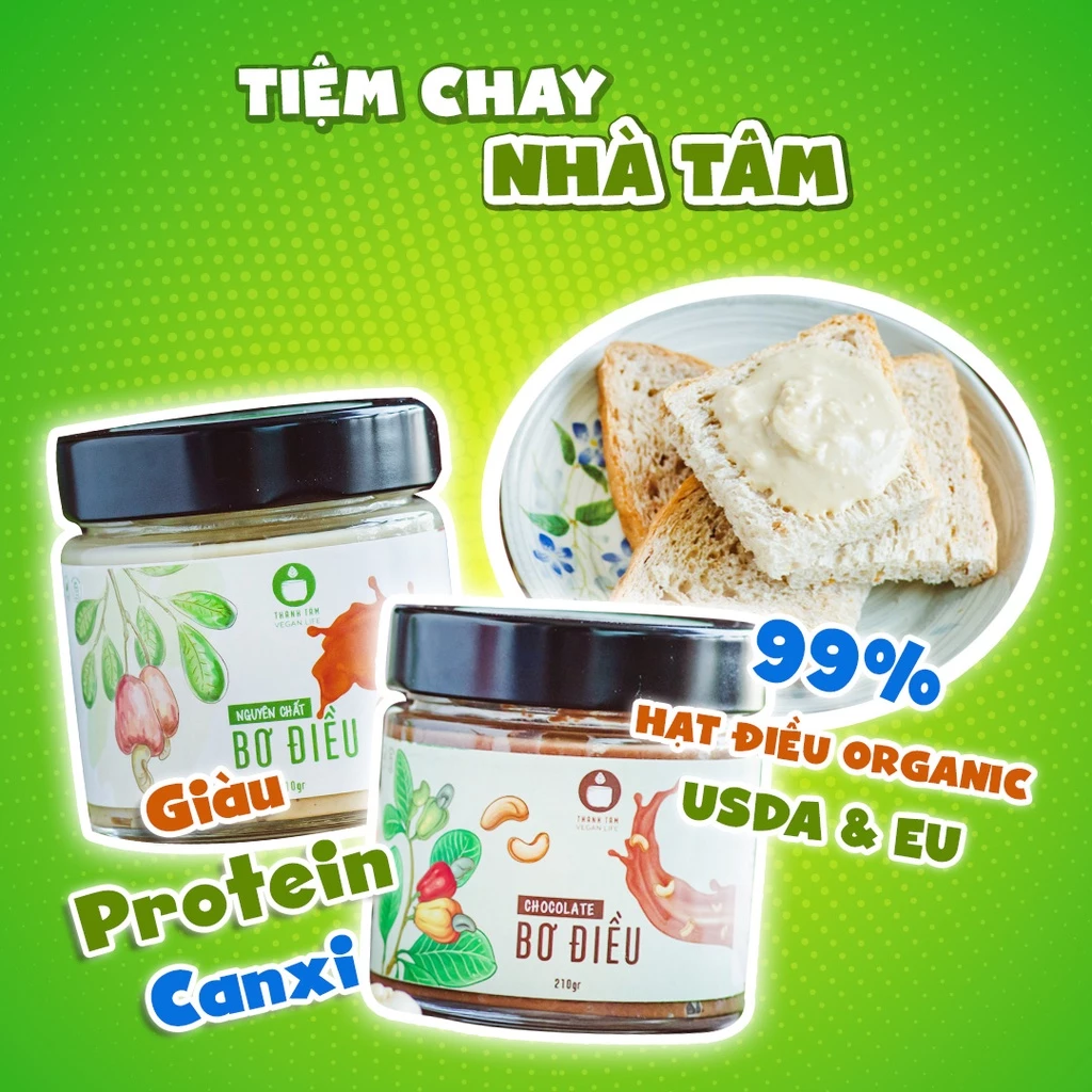 Bơ Hạt Điều 210g Tiệm Chay Nhà Tâm