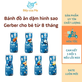 Bánh ăn dặm Gerber cho bé của Mỹ, Bánh gạo ăn dặm hữu cơ, date mới, Shop Bếp Của Mẹ.