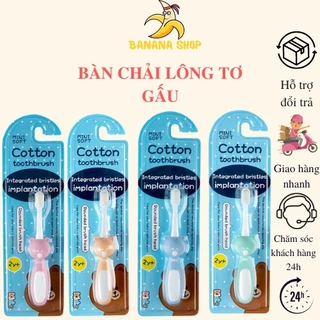 Bàn chải đánh răng lông tơ mềm mại cho trẻ từ 2 tuổi trở lên