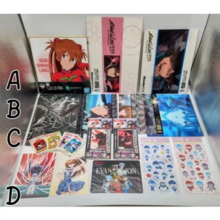 Shikishi, tấm plastic, clear, sticker chủ đề Neon Genesis Evangelion chính hãng, số 10