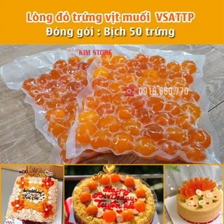 [ƯU ĐÃI] 100 Lòng đỏ trứng muối VSATTP Size 10gr, 11gr, 12gr