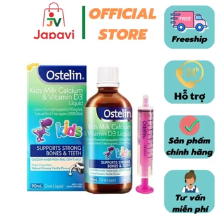 Canxi khủng long ostelin liquid dạng nước 90ml bổ sung cho bé từ 7 tháng tuổi