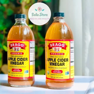 Giấm táo hữu cơ Bragg Organic hàng Mỹ