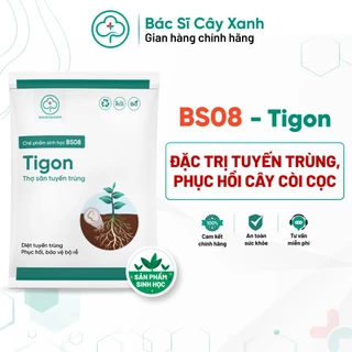 Chế phẩm trị tuyến trùng rễ, phục hồi cây vàng lá, còi cọc, kém phát triển BS08 Tigon 500g NSX Bacsicayxanh
