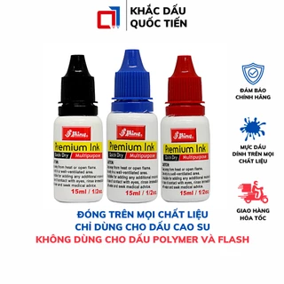 Mực Dầu Shiny Đóng Trên Mọi Chất Liệu 15ml, Shiny Si1, Si2, Si3