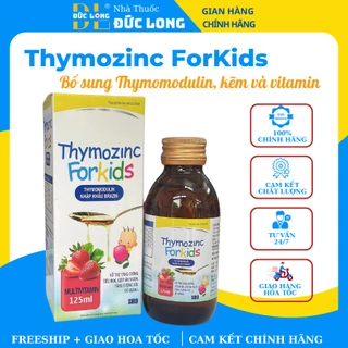 THYMOZINC KIDS chai 125ml giúp tăng sức đề kháng,tăng cường tiêu hoá,giúp cơ thể phát triển khỏe mạnh – Đức Long