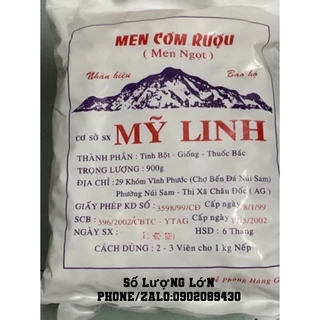 MEN CƠM R Ư Ợ U MỸ LINH 900G( MEN NGỌT) NSX 25/05/202