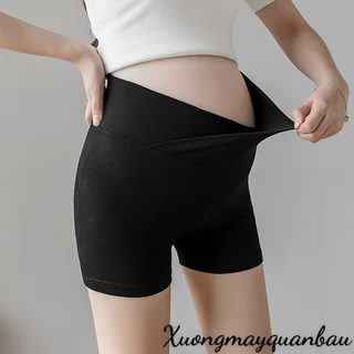 Quần bầu đùi coton đẹp cạp chéo mát lịm thời trang mùa hè  QB27