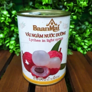 Vải Ngâm Nước Đường Baanmai 560gr