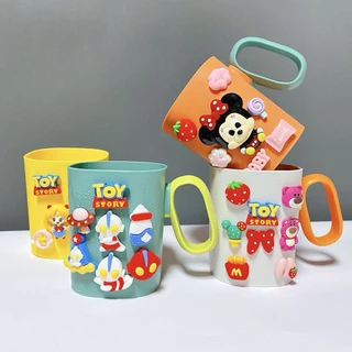 Ly Đánh Răng Ly Uống Nước Cho Bé Kitty Pikachu Kitty Mickey