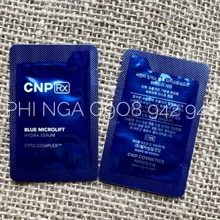 10 gói date 2026 - Kem dưỡng cấp nước phục hồi da Blue Microlift hydra CNP(Rx) cream