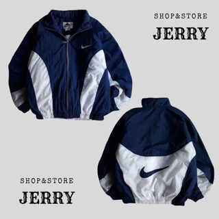 Áo Khoác gió Nike Chính Hãng Cao Cấp vải 2 lớp, áo Khoác dù nike jacket nike swoosh vintage nam nữ 707 JERRYshop_store