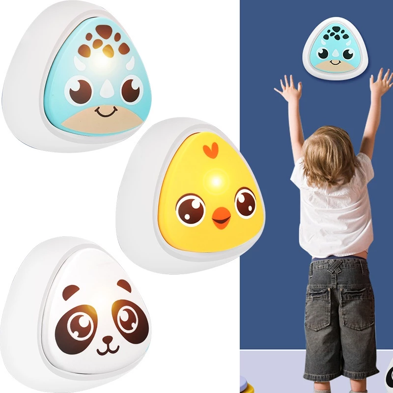 Kèm Pin - Chạm Nhảy Tăng Chiều Cao Bộ Đồ Chơi Vận Động Máy Chuông Bấm Giúp Bé Phát Triển Chiều Cao