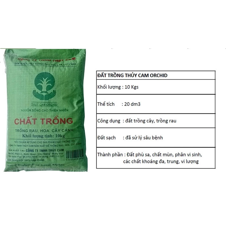 Đất trồng cây Thủy Cam 1kg (được cân lẻ từ bao 10kg)