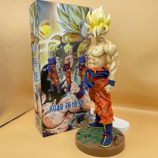 MH10 - Mô hình Chất Lượng Cao Son GoKu Super Saiyan Siêu To 43cm Trạng Thái Chiến Đấu - Mô Hình Songoku Dragon Ball