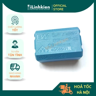 Tụ bếp từ 5UF 400V chính hãng BM màu xanh chất lượng cao