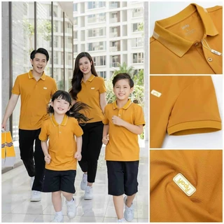 Áo cộc polo nam nữ cổ bẻ chất mềm mát