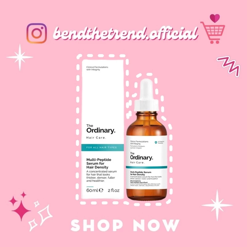 [AUTH-ĐỦ BILL] SERUM DƯỠNG TÓC, DA ĐẦU THE ORDINARY MULTI-PEPTIDE SERUM FOR HAIR DENSITY HAIR CARE