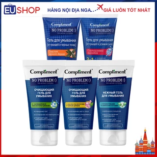 Gel rửa mặt Compliment No Problem giảm viêm, mụn 200ml