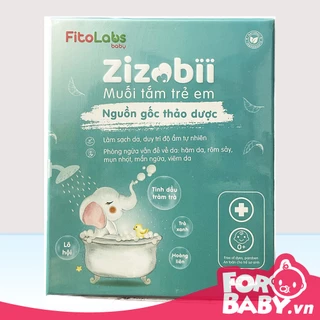 Muối tắm thảo dược Zizobii – Sạch da, ngừa hăm cho trẻ nhỏ