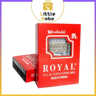 [Loại Tốt] Bài Tây Royal Đài Loan Loại Cao Cấp Chống Nước 100% Bài Poker Nhựa PVC Plastic Bẻ Cong Không Gãy