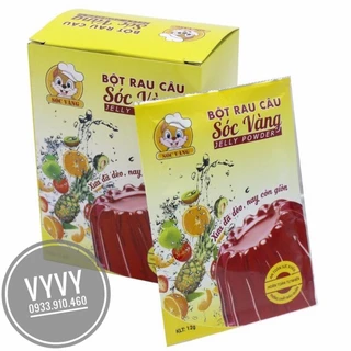 Bột Rau Câu Sóc Vàng Jelly Powder - 120g