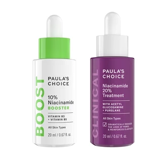 Tinh Chất Paula's Choice Clinical Niacinamide 20% Treatment & 10% Booster Paula Choice Thu Nhỏ Lỗ Chân Lông