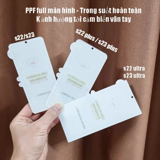 Miếng dán chống trầy full màn hình Samsung Galaxy S23 Ultra, S23 Plus, S23