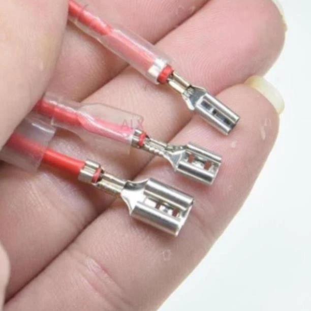 1 Sợi Dây Điện Âm Thanh - Đầu Nối 4,8mm / 6,3mm 18AWG Cho Loa Xe Hơi, Amply