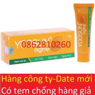 yoosun nghệ - kem nghệ bôi da, giảm mụn, mờ sẹo, dưỡng ẩm, dưỡng da (Tuýp 25G) [Chính Hãng]