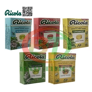 (HSD 2025) Kẹo thảo mộc Ricola Thụy Sĩ hộp 40g