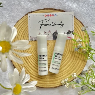 (Minisize & Sample) Tinh Chất Làm Dịu Và Phục Hồi Da Innisfree Retinol Cica Repair Ampoule