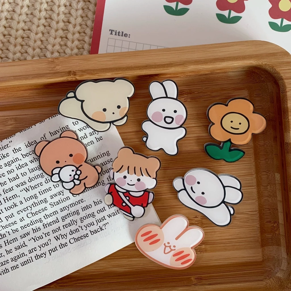 SET10 Huy Hiệu Cài Áo, Ghim Cài Quần Áo, Huy Hiệu Cài Balo Anime Cute, Ghim Pin Cài Cặp