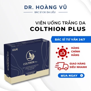 Colthion Plus Viên Uống Trắng Da Glutathione 1200mg hộp 30 viên - Dr. Hoàng Vũ