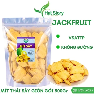 500Gr Mít Sấy Giòn Hàng Loại 1 Đà Lạt Cam Kết Ngon, Giòn, Như Hình