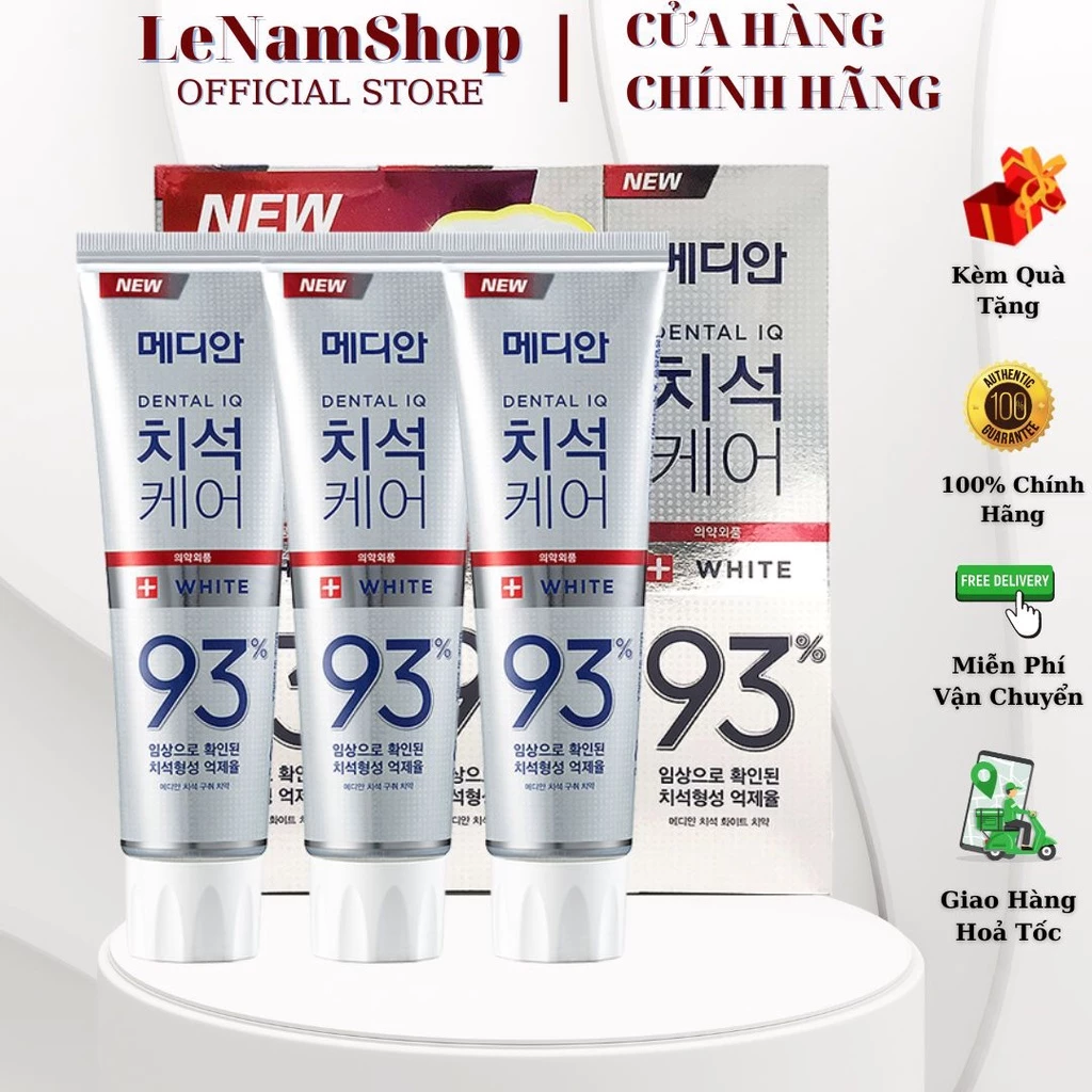 Kem Đánh Trắng Răng Median 93% Tooth-Paste 120g